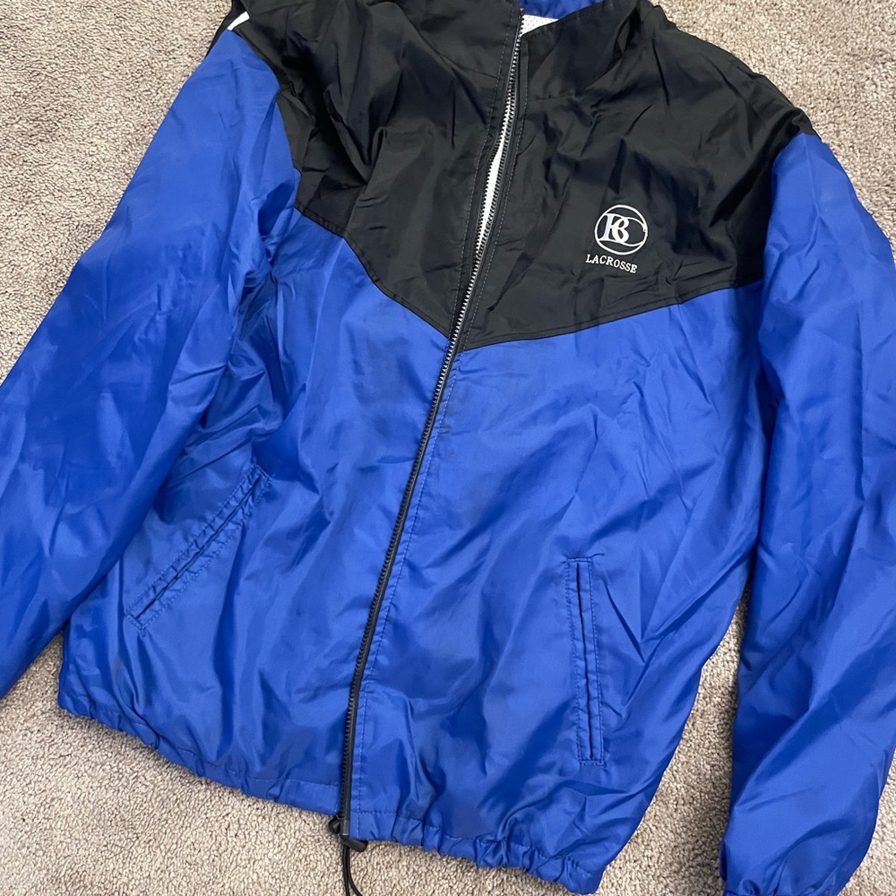 Vintage lax jacket from Becker College NCAA D3 lacrosse team. Size L
